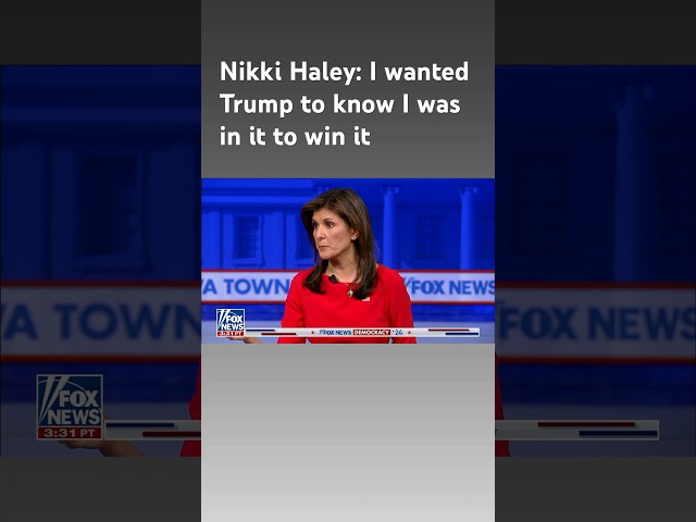 Nikki Haley responds to Trump's claims she betrayed him #shorts