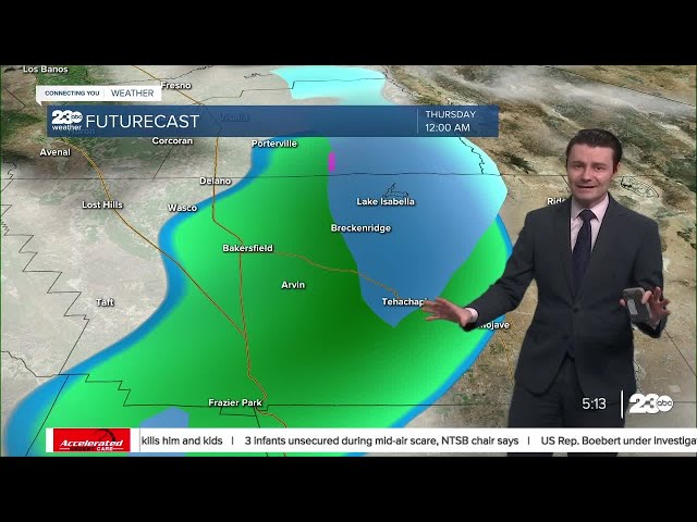 23ABC evening weather update January 8, 2023