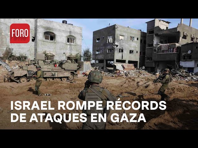 Israel rompe récords con ataques sin precedentes en Gaza - Las Noticias