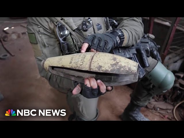 NBC News get inside look at Hamas 'weapons factory' in Gaza