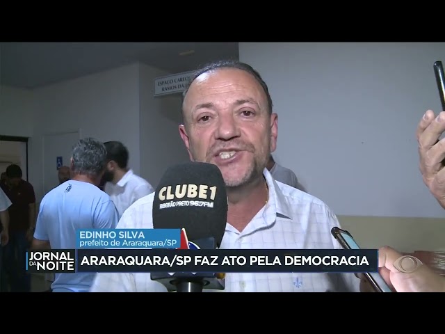 Araraquara/SP faz ato pela democracia