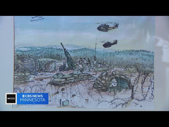 Minnesota veteran's sketches of Vietnam War added to Library of Congress