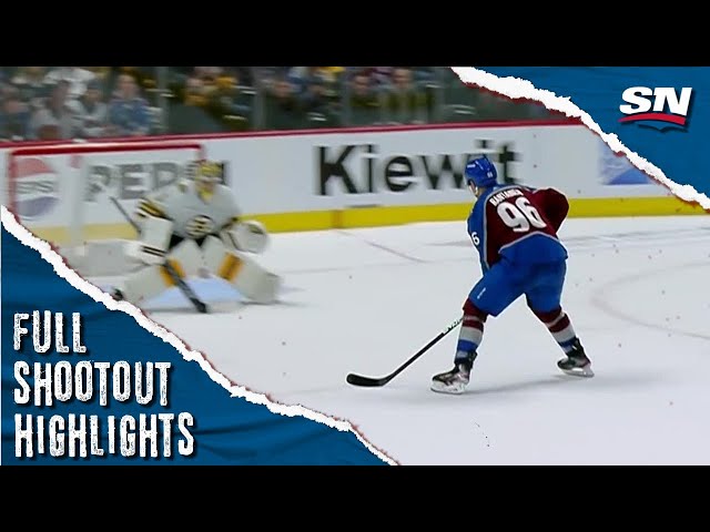 Boston Bruins at Colorado Avalanche | FULL Shootout Highlights - January 8, 2024