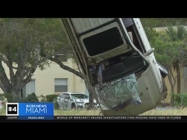 Broward Sheriff's Office seeks clues after body found in vehicle submerged in canal