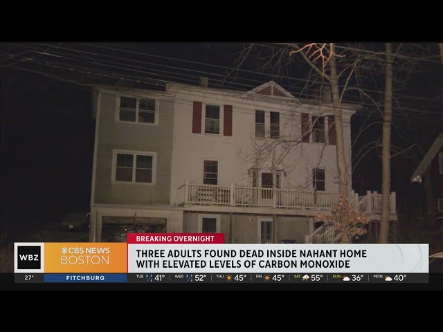 3 found dead in home with elevated carbon monoxide levels in Nahant