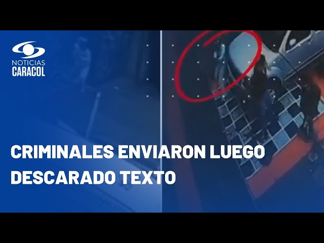 Crimen de extorsionistas quedó en video: mataron a joven trabajador frente a un local en Bogotá