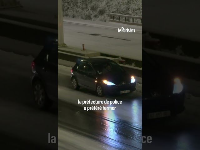 Neige en Ile-de-France : 1 à 4 cm tombés en une nuit, grosse pagaille sur les routes