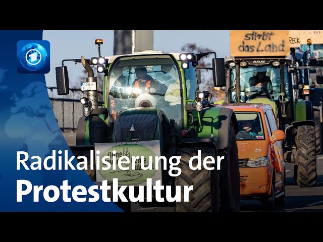 Bauernproteste: Protestforscher warnt vor Radikalisierung