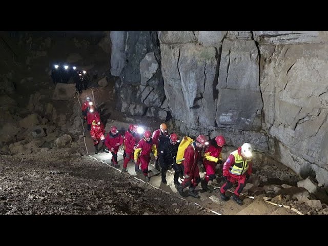 Five people trapped in Slovenia cave since Saturday rescued