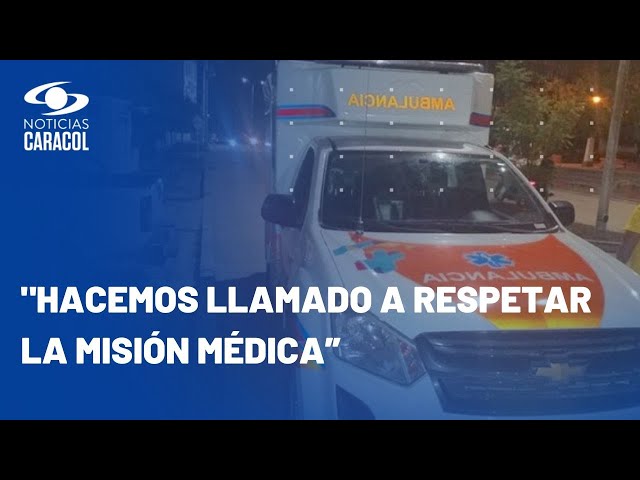 Delincuentes armados remataron en una ambulancia a hombre herido durante ataque en Cauca