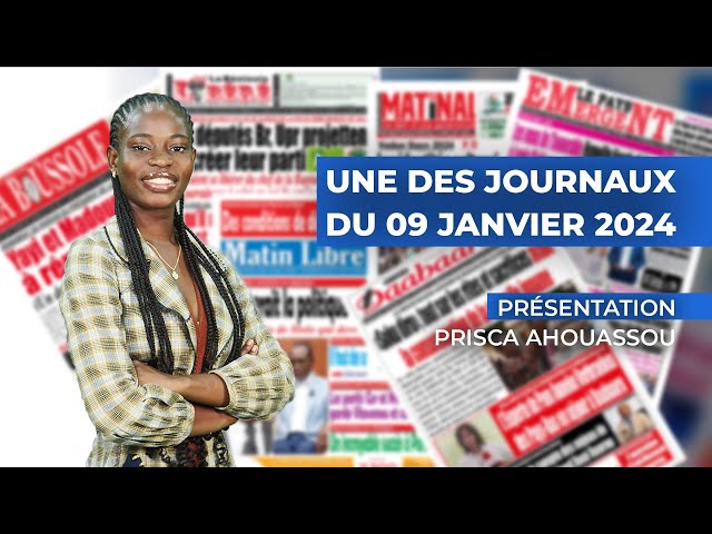 UNE DES JOURNAUX DU 09 01 2024