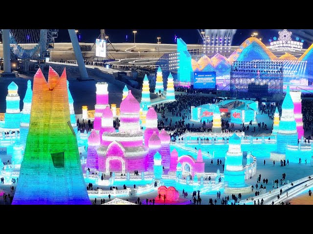 Live: Harbin Ice and Snow World wows visitors with spectacular sculptures – Ep. 4