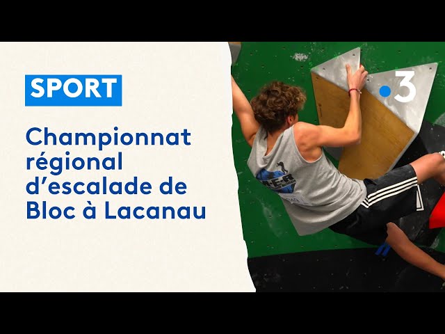 Championnat régional d'escalade de Bloc à Lacanau