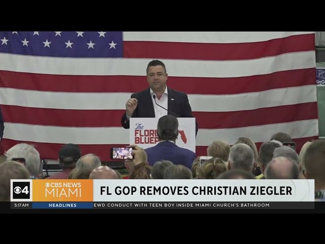 Florida GOP ousted chairman Christian Ziegler