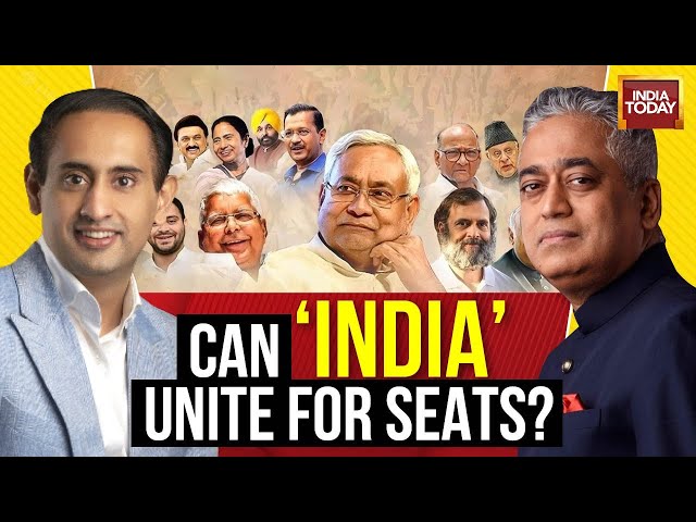 Rajdeep Sardesai LIVE: 'INDIA' Bloc Seat Share News | Rahul Kanwal Decodes 'INDIA