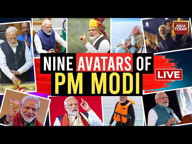 PM Modi News LIVE: Nine Avatars Of PM Narendra Modi | PM Modi News | India Today LIVE News