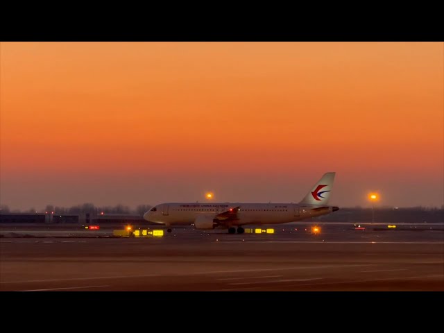 China's homegrown C919 jetliner flies on new regular route