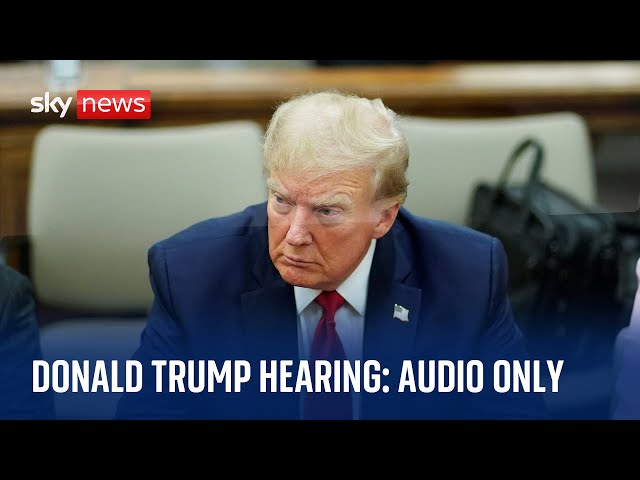 Watch live: Trump appears at Appeals Court in an effort to block one of his criminal trials