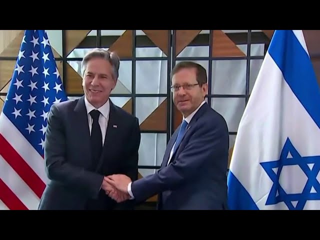 Antony Blinken a rencontré Isaac Herzog en Israël