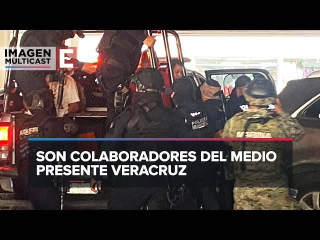 Policías de Veracruz privan de la libertad a periodistas