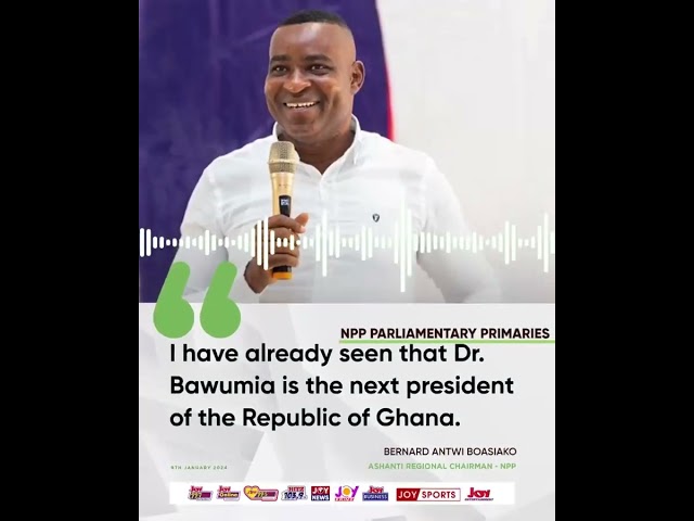 Dr. Bawumia is the next President of the Republic of Ghana - Chairman Wontumi #JoyAudioCut