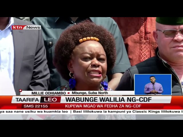 Wabunge walilia NG-CDF