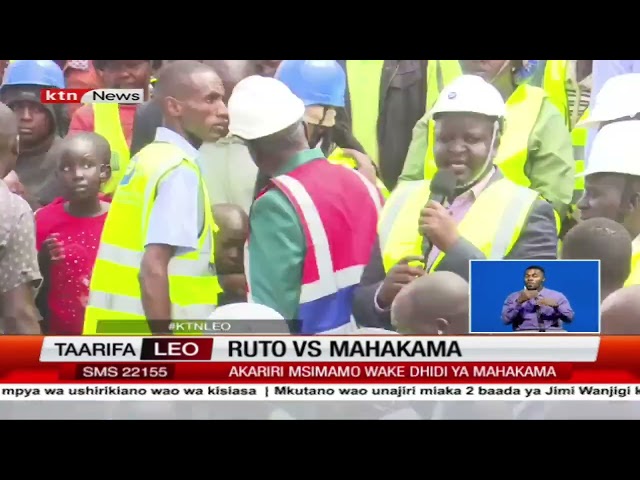 ⁣Ruto VS Mahakama: Asisitiza kuna ufisadi katka idara hiyo