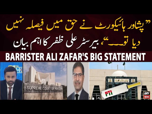 "Peshawar High Court Nay Haq Mein Faisla Nahi Diya Tu...", Barrister Ali Zafar's Big 