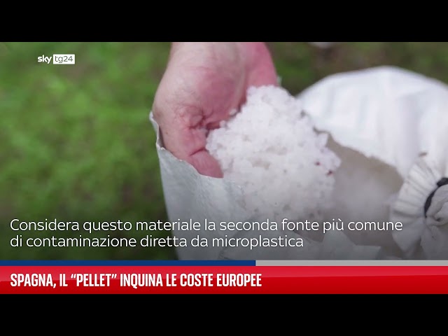 Spagna, il "pellet" inquina le coste europee