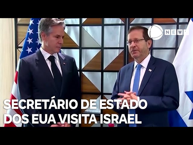 Secretário de Estado dos Estados Unidos visita Israel