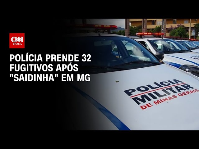 Polícia prende 32 fugitivos após "saidinha" em MG | BASTIDORES CNN