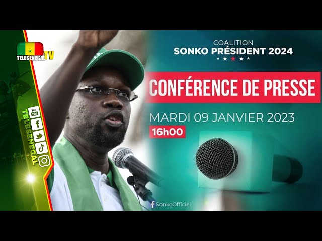 [LIVE] Conférence de presse de la coalition SONKO Président 2024