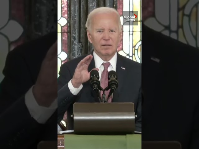 Biden interrupted by pro-Palestinian protesters at speech for Charleston church shooting victims