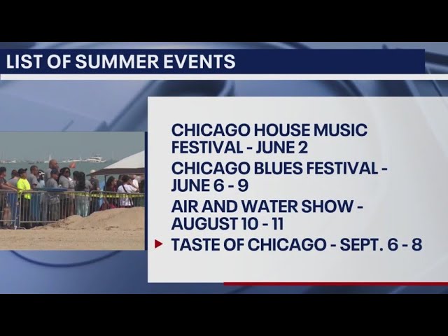 Chicago announces 2024 summer festival dates