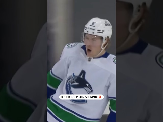 Brock Boeser Just Keeps Scoring 