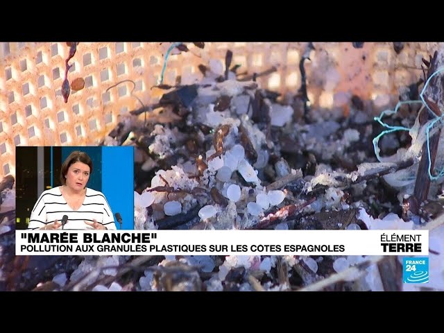 "Marée blanche" : des millions de granulés de plastiques déversés sur les côtes espagnoles