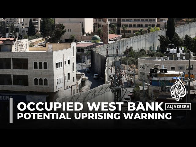 Occupied West Bank warning: Israeli military says third uprising possible