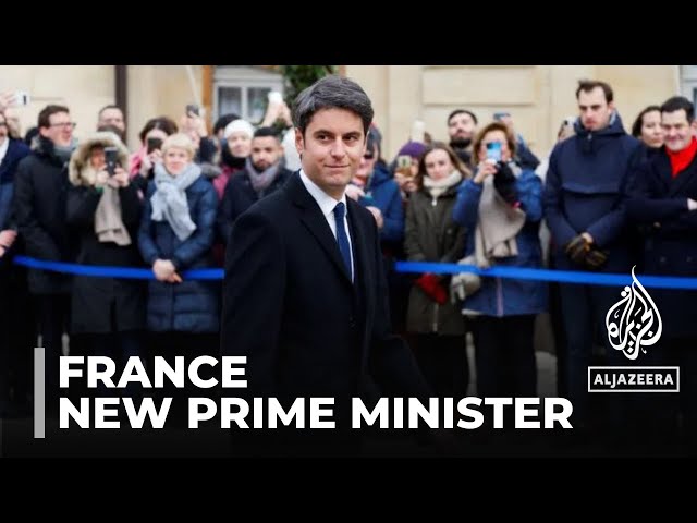 Gabriel Attal becomes France’s youngest prime minister