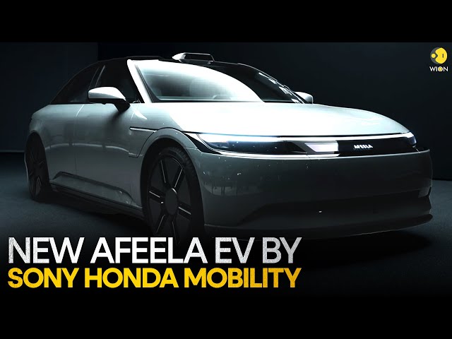 CES 2024: New Afeela EV by Sony Honda Mobility launched at CES in Las Vegas | WION Originals