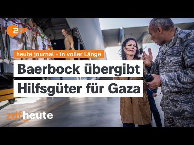 ⁣heute journal 09.01.24 Hilfsgüter für Gaza, Insolvenz bei Galeria, Hausärzte-Reform