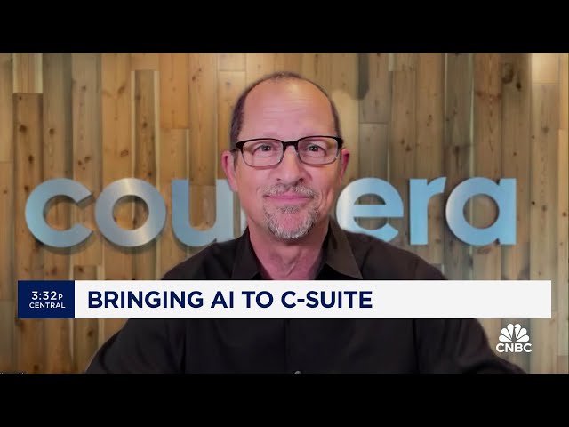 Coursera CEO talks new online course on generative AI targeted toward executives