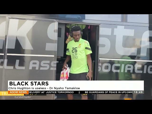 Black Stars: Chris Hughton is uséless – Dr. Nyaho Tamakloe – Agokansie - Adom TV News (9-1-24)