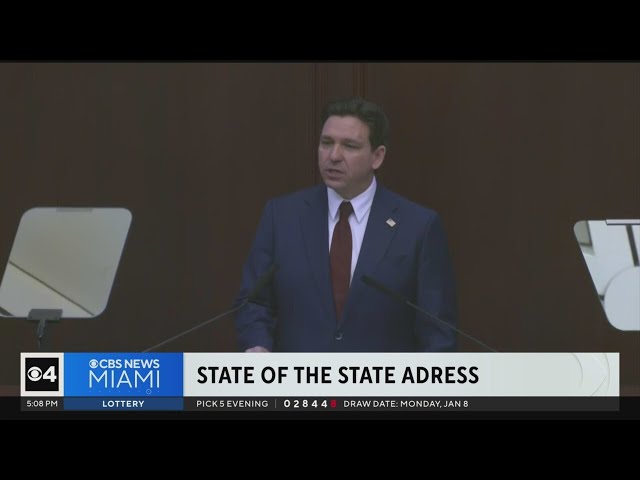 Gov. DeSantis delivered State of the State address as Florida Legislature begins annual session