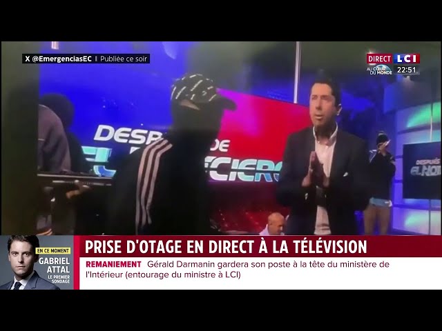 En Équateur, une prise d'otage en direct à la télévision