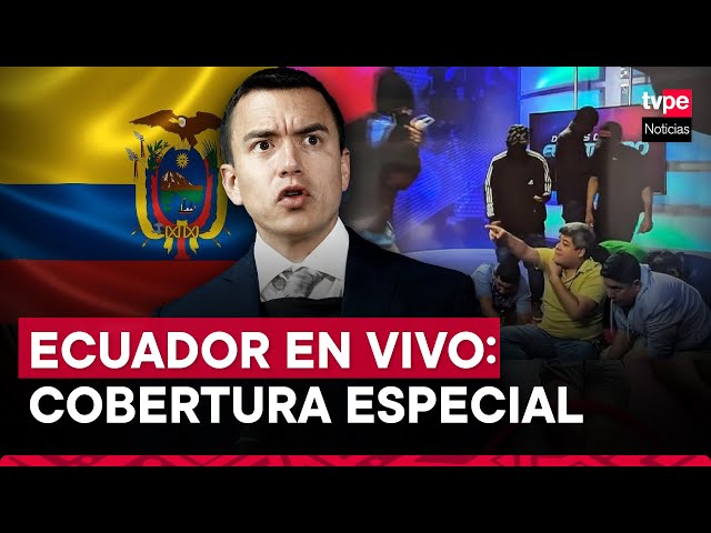 EN VIVO: Ecuador en crisis. Noticias Tarde hoy, 9 de enero de 2024