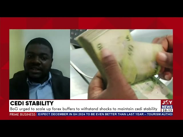 Prime Business || BoG urged to scale up forex buffers to withstand shocks to maintain cedi stability