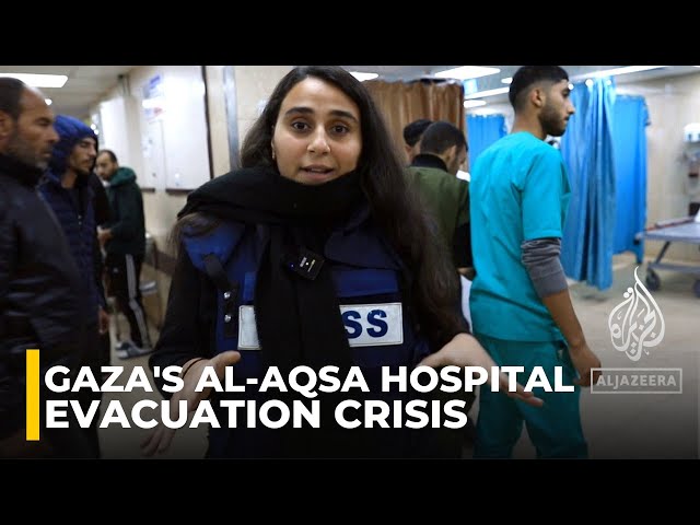 Volunteers at Gaza's al-Aqsa Hospital shoulder responsibilities amid evacuation crisis