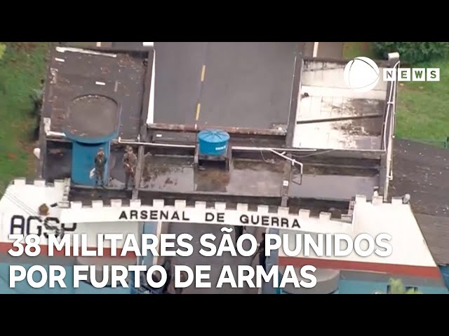 38 militares são punidos por furto de armas em quartel de Barueri