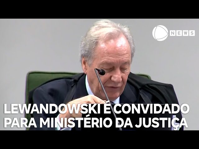 Lula convida Lewandowski para Ministério da Justiça