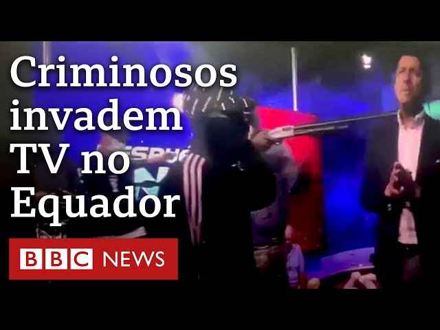 Criminosos rendem jornalistas ao vivo no Equador; país vive "conflito armado interno"